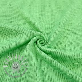 Tessuti per maglioni BIG KNIT DOT grass green