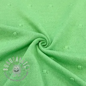 Tessuti per maglioni BIG KNIT DOT grass green