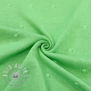 Tessuti per maglioni BIG KNIT DOT grass green