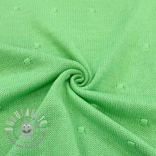Tessuti per maglioni BIG KNIT DOT grass green