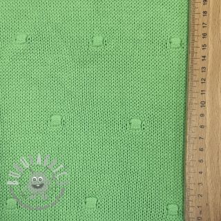 Tessuti per maglioni BIG KNIT DOT grass green