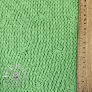 Tessuti per maglioni BIG KNIT DOT grass green