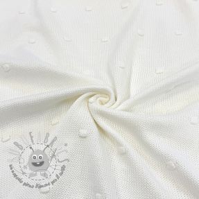 Tessuti per maglioni BIG KNIT DOT off white