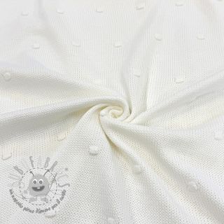 Tessuti per maglioni BIG KNIT DOT off white