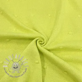 Tessuti per maglioni BIG KNIT DOT bright green