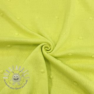 Tessuti per maglioni BIG KNIT DOT bright green