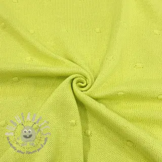 Tessuti per maglioni BIG KNIT DOT bright green