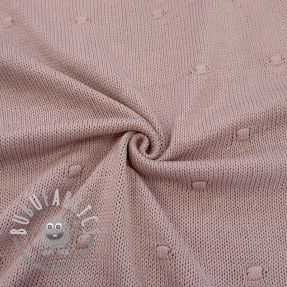 Tessuti per maglioni BIG KNIT DOT old pink