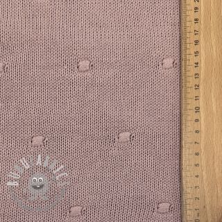 Tessuti per maglioni BIG KNIT DOT old pink