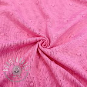 Tessuti per maglioni BIG KNIT DOT pink