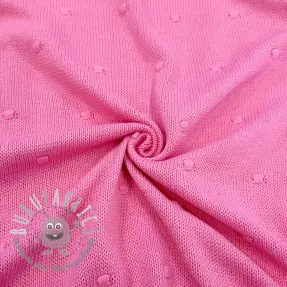 Tessuti per maglioni BIG KNIT DOT pink