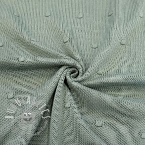 Tessuti per maglioni BIG KNIT DOT old green
