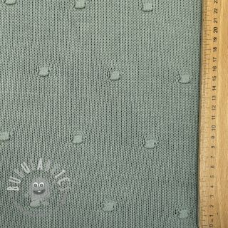 Tessuti per maglioni BIG KNIT DOT old green