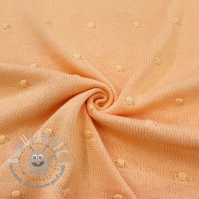 Tessuti per maglioni BIG KNIT DOT peach