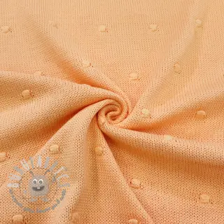 Tessuti per maglioni BIG KNIT DOT peach
