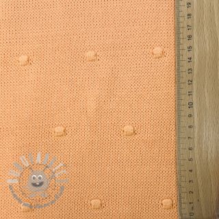 Tessuti per maglioni BIG KNIT DOT peach