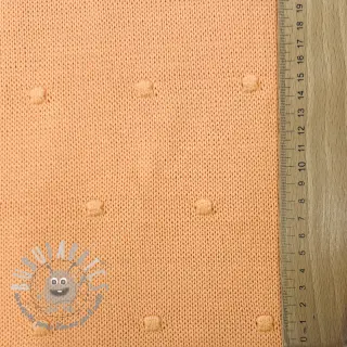 Tessuti per maglioni BIG KNIT DOT peach