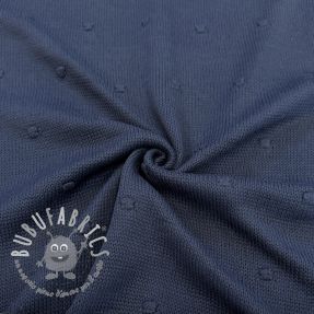 Tessuti per maglioni BIG KNIT DOT navy
