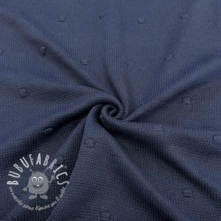 Tessuti per maglioni BIG KNIT DOT navy