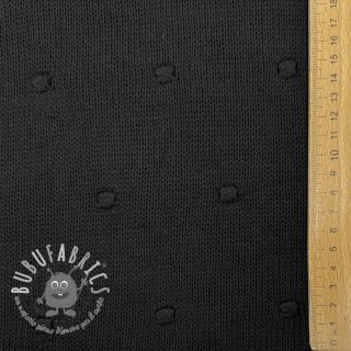 Tessuti per maglioni BIG KNIT DOT black