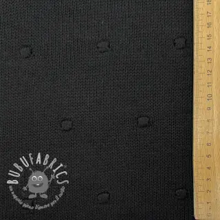 Tessuti per maglioni BIG KNIT DOT black