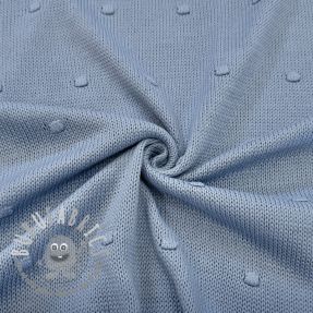 Tessuti per maglioni BIG KNIT DOT blue
