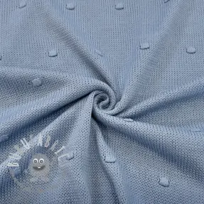 Tessuti per maglioni BIG KNIT DOT blue