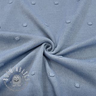 Tessuti per maglioni BIG KNIT DOT blue