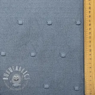Tessuti per maglioni BIG KNIT DOT blue