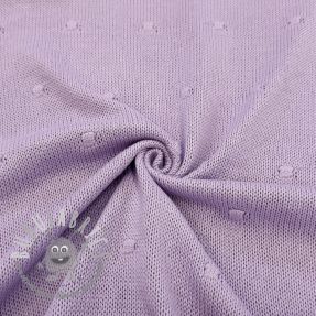 Tessuti per maglioni BIG KNIT DOT violet