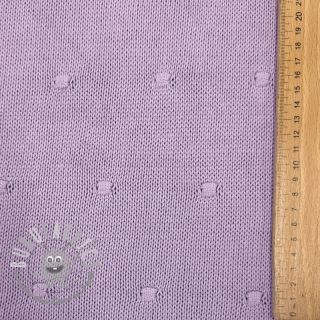 Tessuti per maglioni BIG KNIT DOT violet