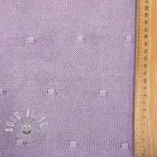 Tessuti per maglioni BIG KNIT DOT violet