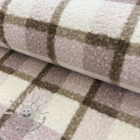 Tessuto per cappotti Bouclé Squares design C
