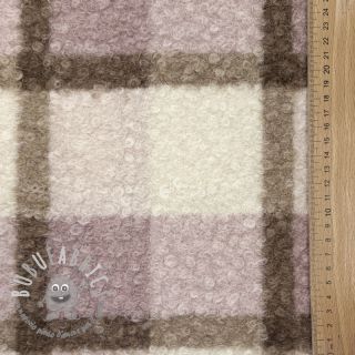 Tessuto per cappotti Bouclé Squares design C
