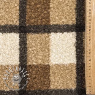 Tessuto per cappotti Bouclé Squares design ED