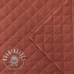 Mussola/Doppia garza QUILT rouge