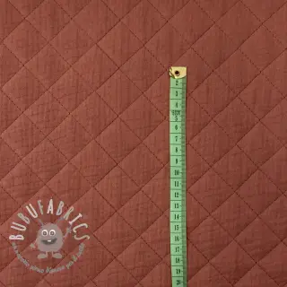 Mussola/Doppia garza QUILT rouge