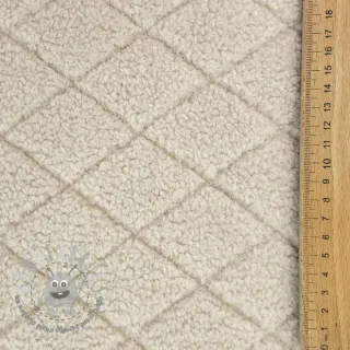 Tessuto per cappotti TEDDY Diamond beige