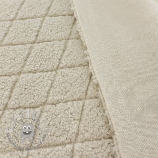 Tessuto per cappotti TEDDY Diamond beige