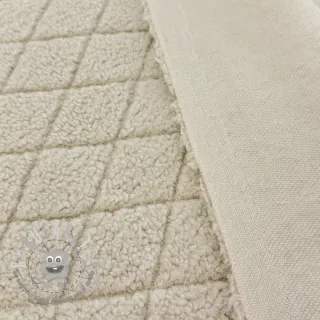Tessuto per cappotti TEDDY Diamond beige