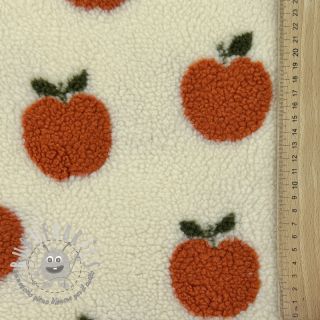 Tessuto per cappotti TEDDY JACQUARD Apples