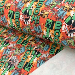 Felpa garzata JOGGING Game over design F digital print