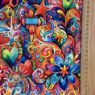 Felpa garzata JOGGING Colour me design B digital print