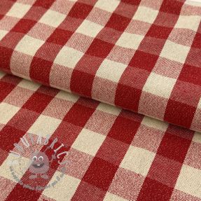 Tessuto decorativo Celestin LUREX rouge