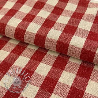 Tessuto decorativo Celestin LUREX rouge