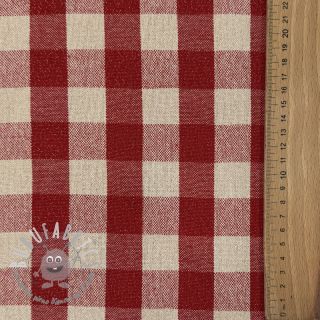 Tessuto decorativo Celestin LUREX rouge