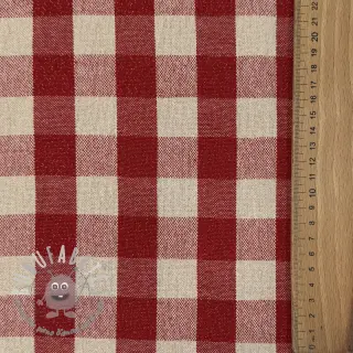 Tessuto decorativo Celestin LUREX rouge