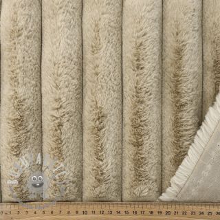 Pelliccia sintetica Barracuda beige
