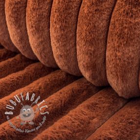 Pelliccia sintetica Barracuda terracotta