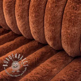 Pelliccia sintetica Barracuda terracotta